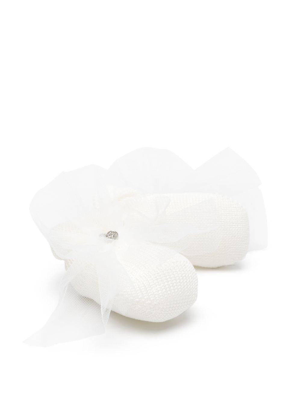 Scarpine neonato con lacci 35G0047049 0001 MONNALISA KIDS 