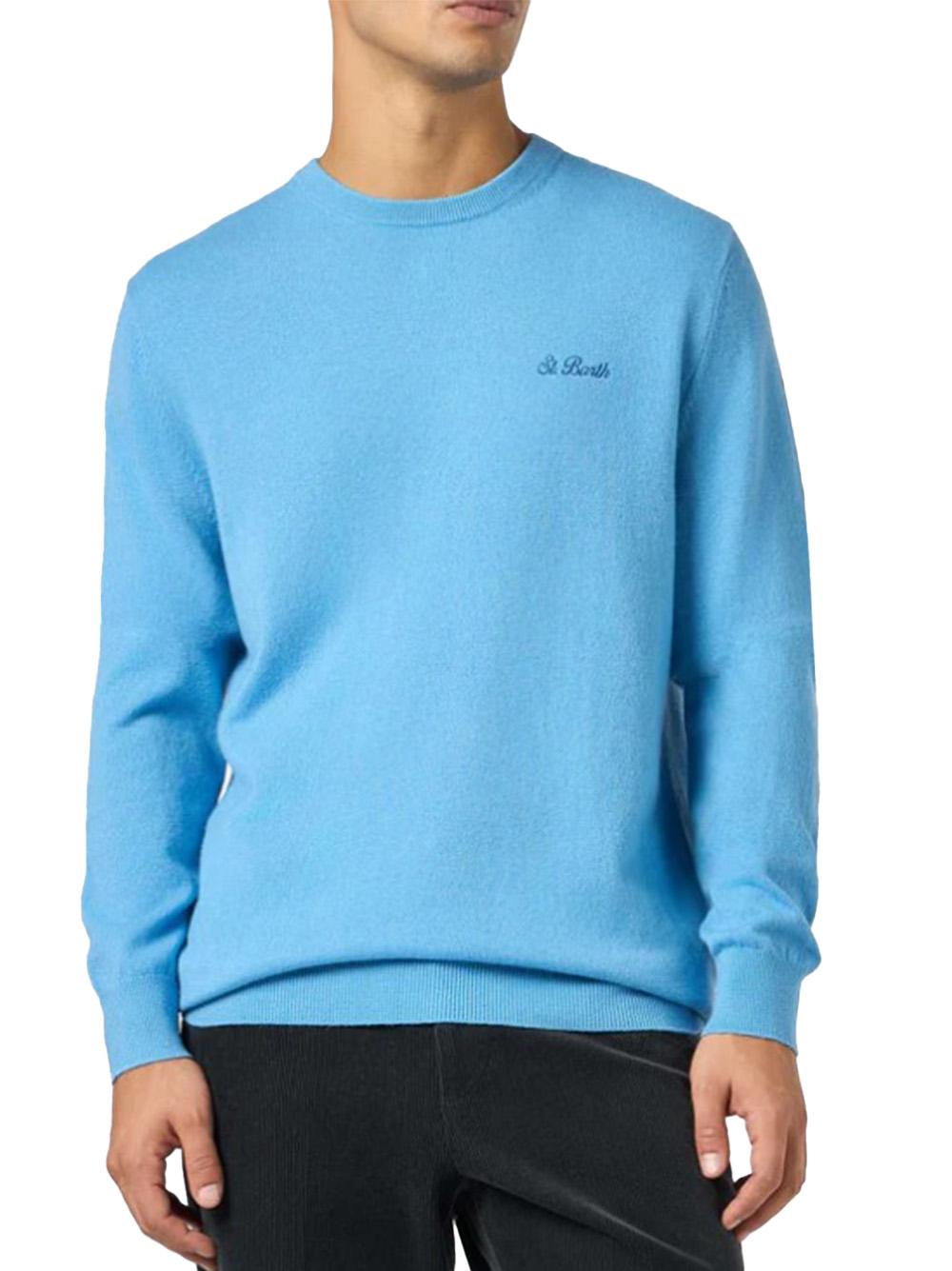 Maglione Regent blu REGE003 00011G MC2 SAINT BARTH 