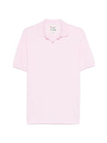 T-shirt in maglia con colletto polo