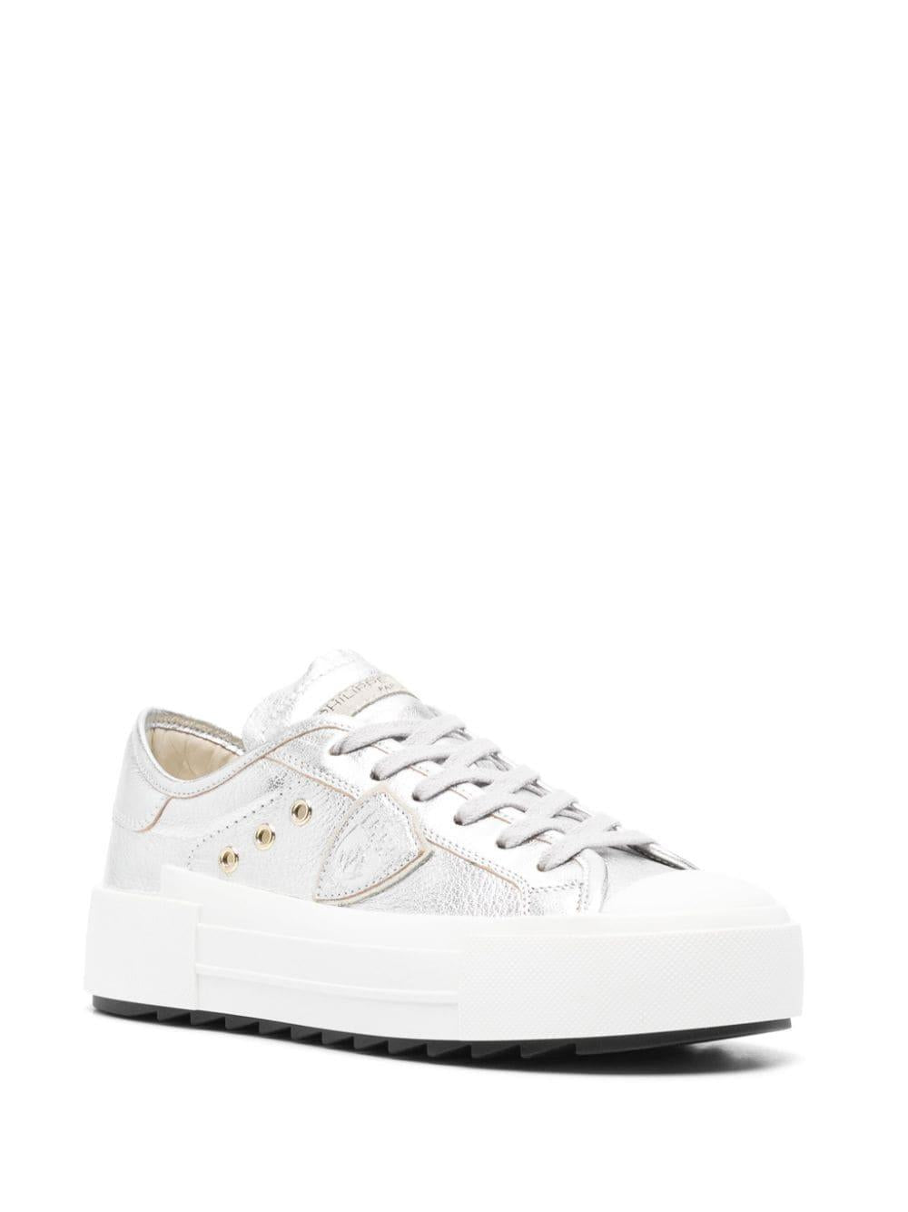 Sneaker Paris Haute argento donna PDLD M001 PHILIPPE MODEL 