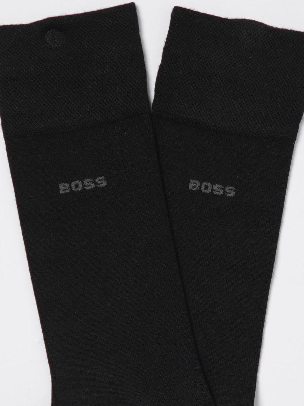 Calzini neri mini logo boss 50491196 001 BOSS 