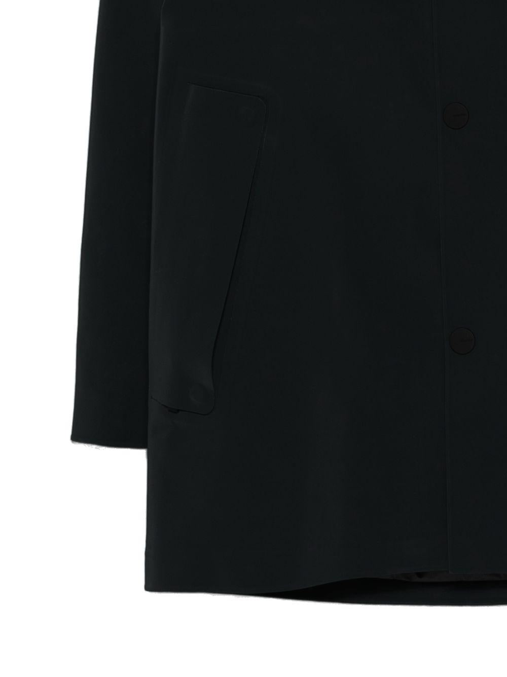 Cappotto grigio scuro imbottito con cappuccio W25012 11 RRD 