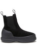 STIVALE LUNA CHELSEA NERO IN PELLE SCAMOSCIATA
