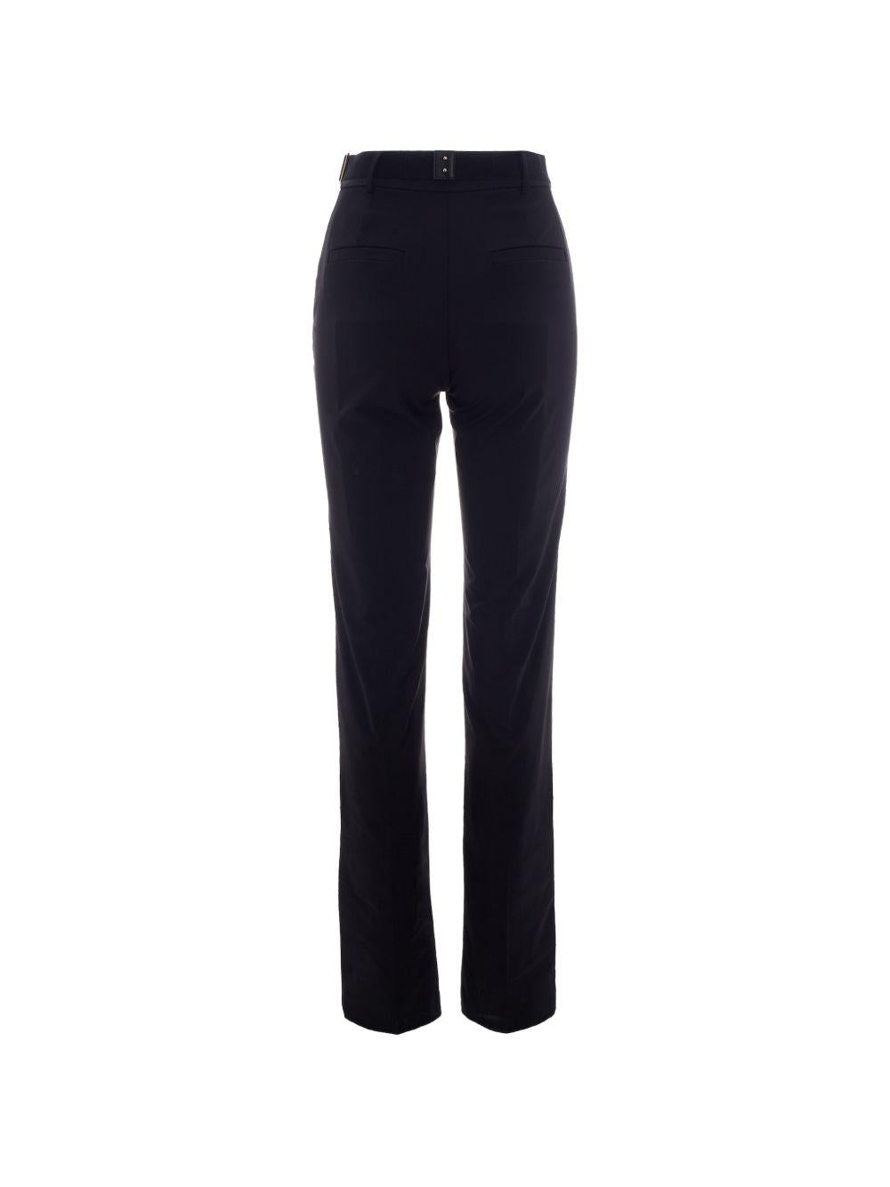Pantaloni a gamba dritta con cintura PA17261E2 110 ELISABETTA FRANCHI 