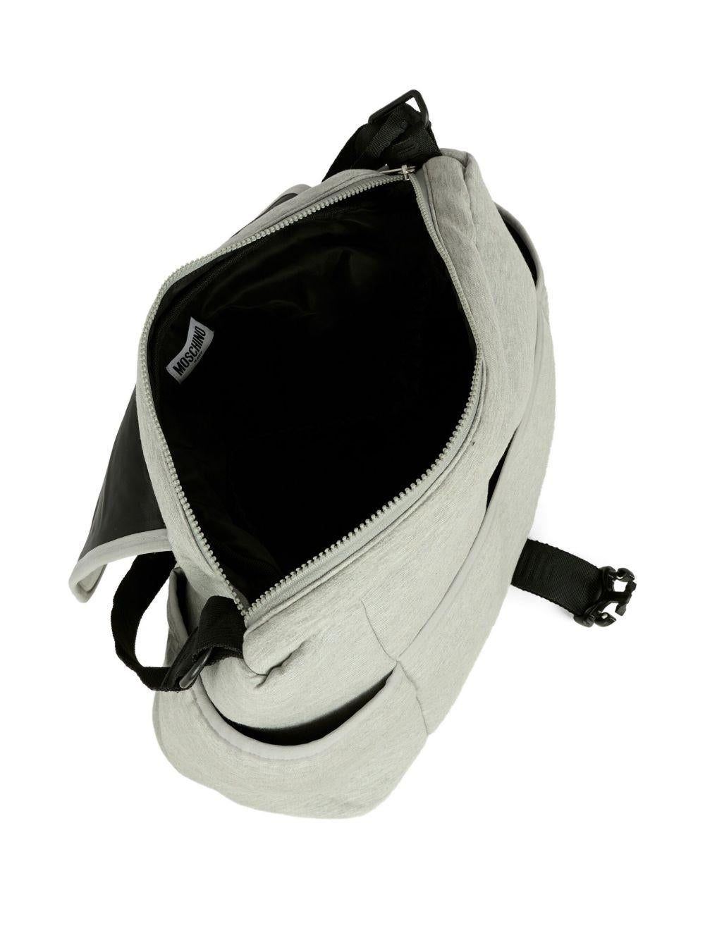 Borsa Fasciatoio Grigia con Stampa Teddy Bear MUX05NLDA32 60901 MOSCHINO KIDS 