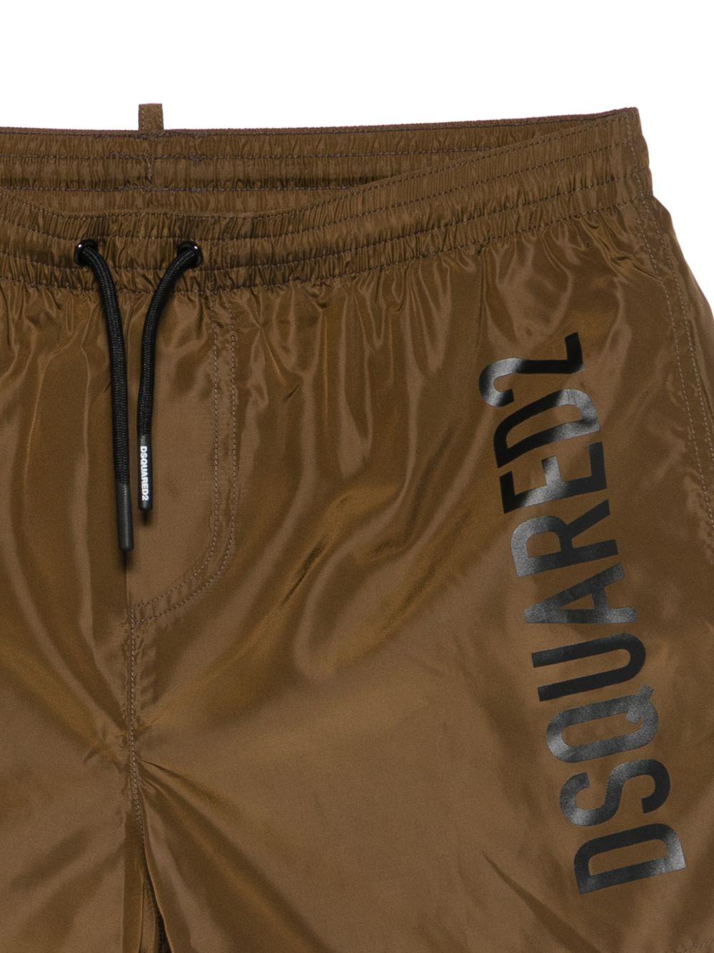 Boxer da bagno in poliestere con coulisse DQ3293D0AHA DQ558 DSQUARED KIDS 