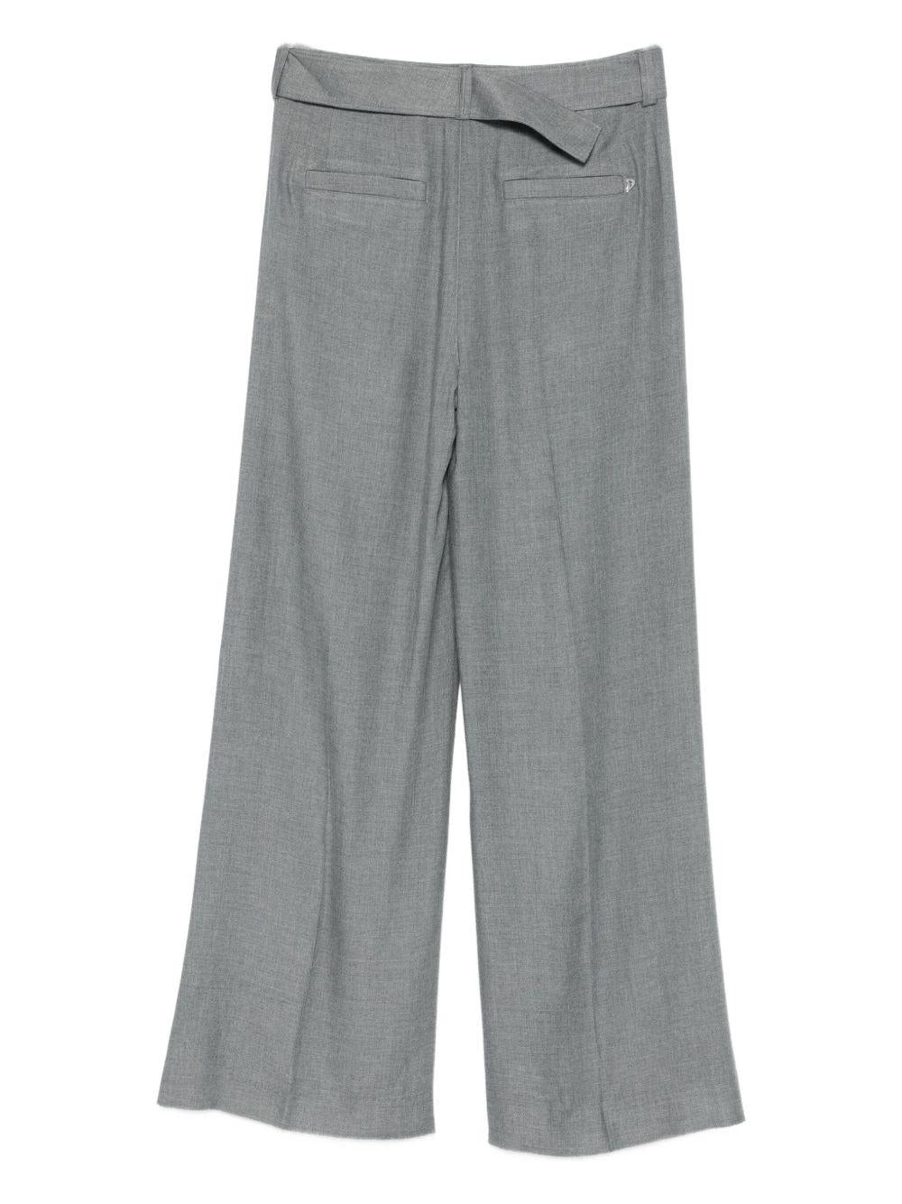 Pantaloni grigi con cintura DP805IF0044D002ODD 903 DONDUP 