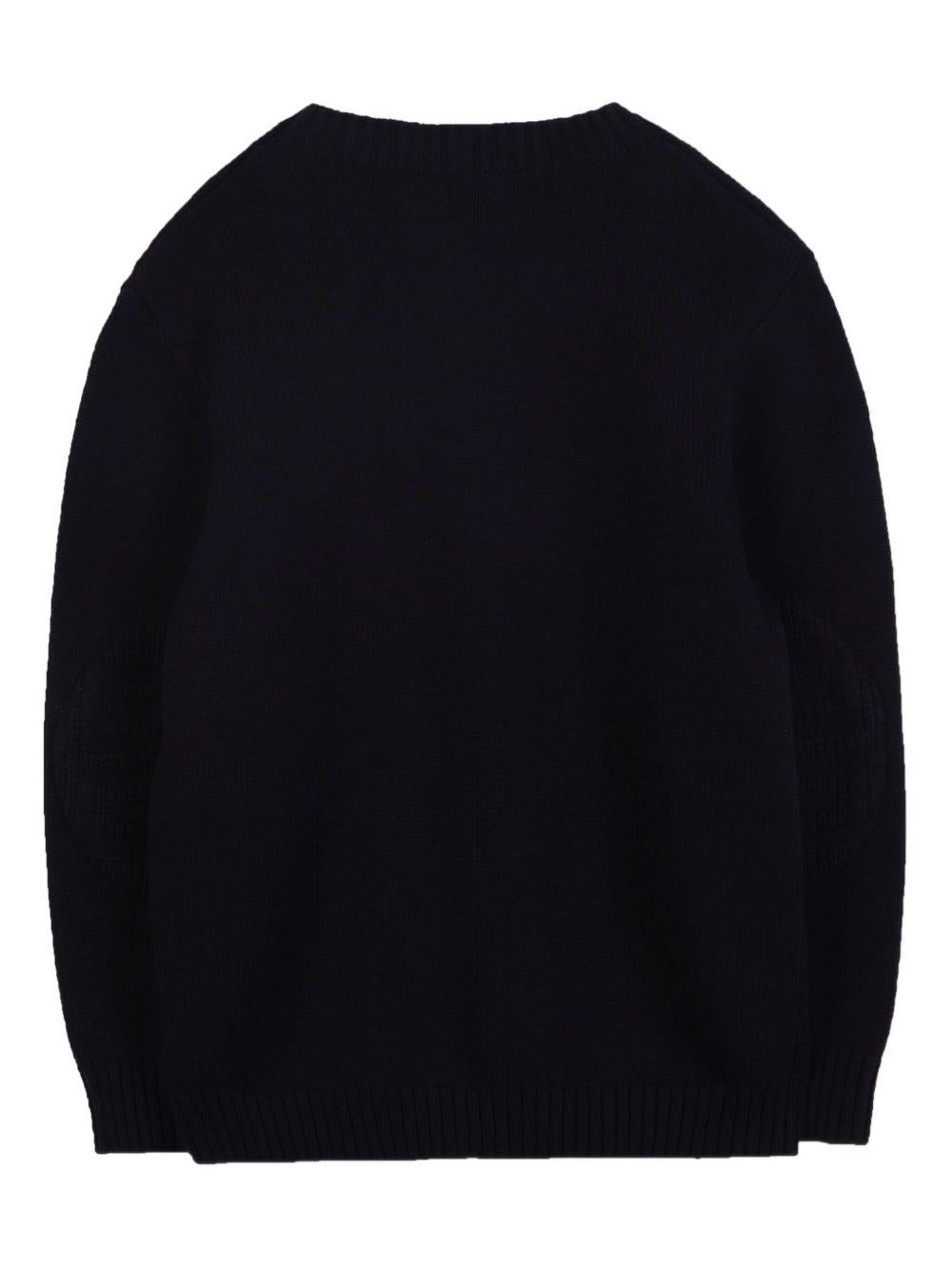 Maglione con Ricamo e Orlo a Coste H31027 853 GIVENCHY KIDS 