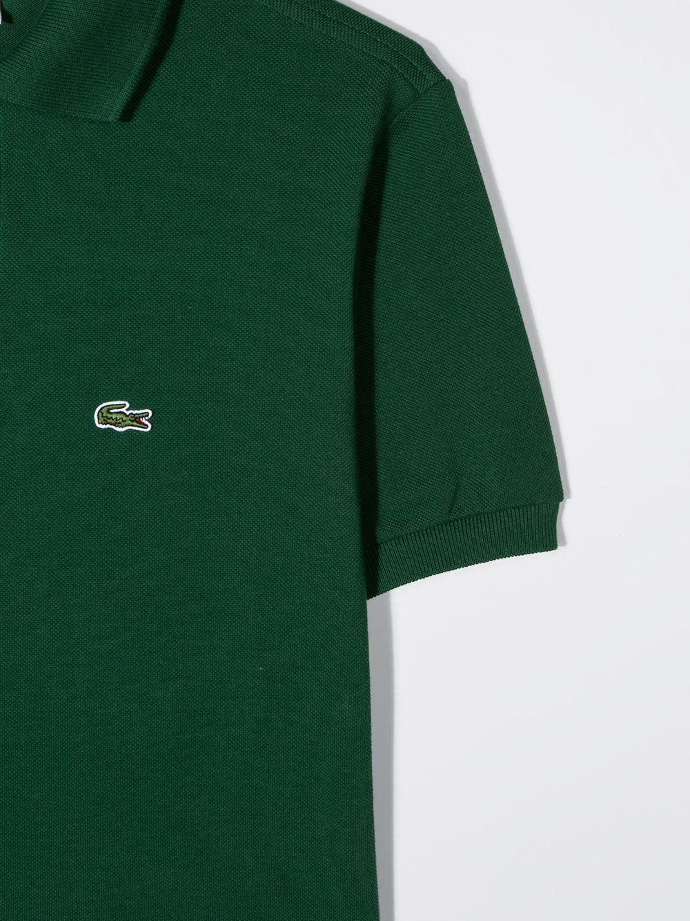 Polo verde logo ricamo PJ2909 132 LACOSTE KIDS 