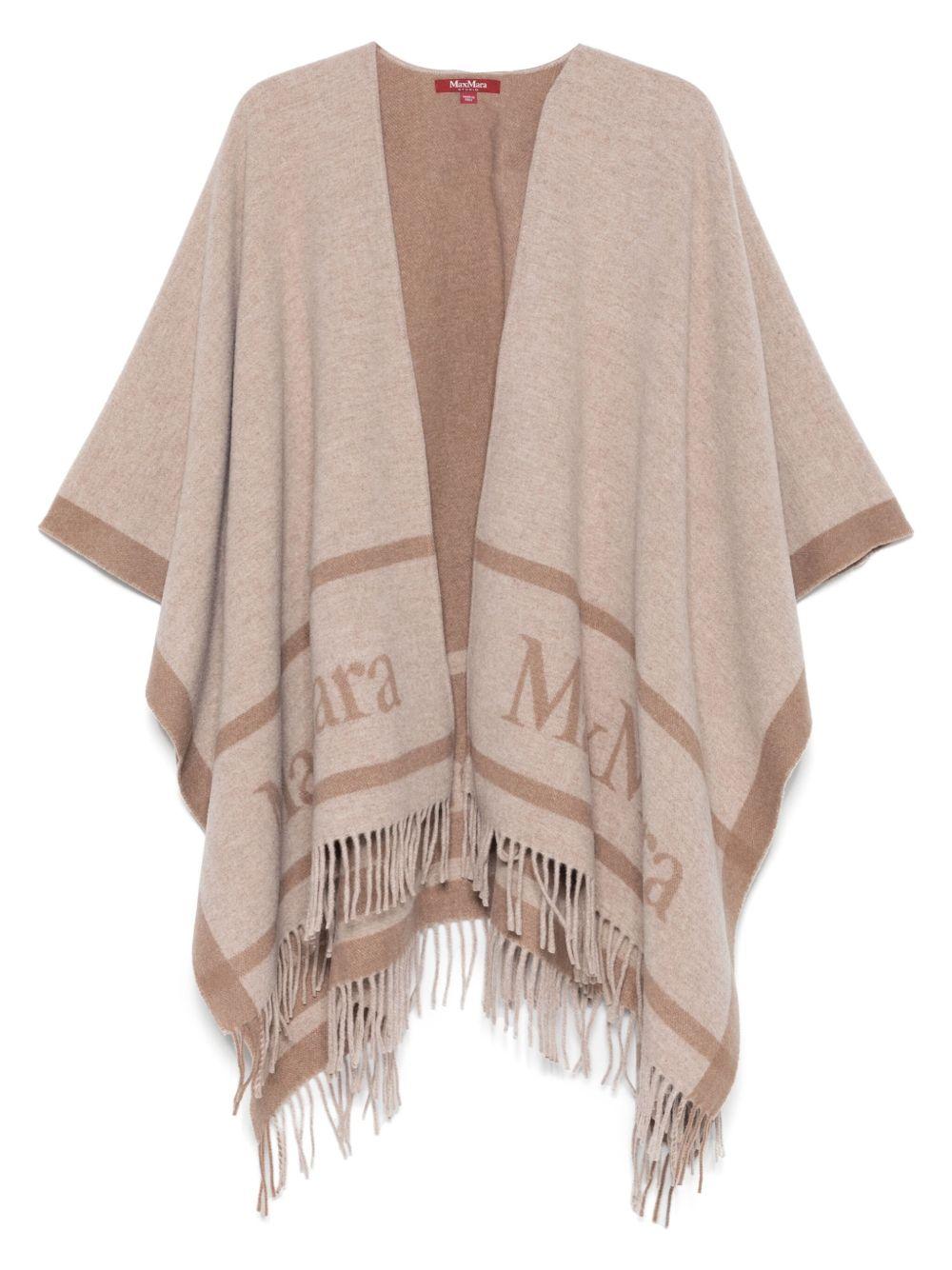 Mantella con Motivo Jacquard 2526546021600 001 MAX MARA STUDIO 