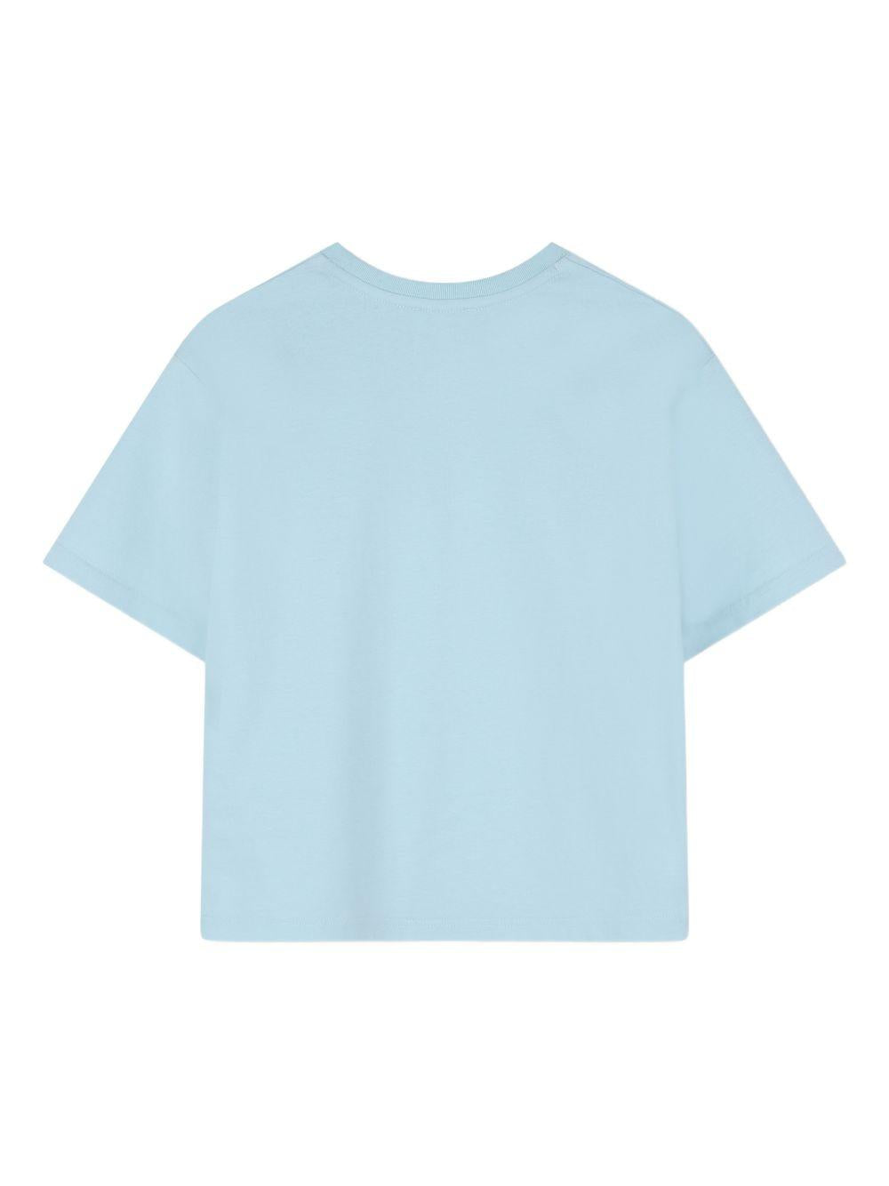 T-shirt in cotone organico girocollo W60755 77B MARC JACOBS KIDS 