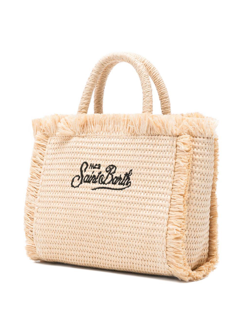 Borsa tote in paglia con cristalli VAMI009 00421L MC2 SAINT BARTH 