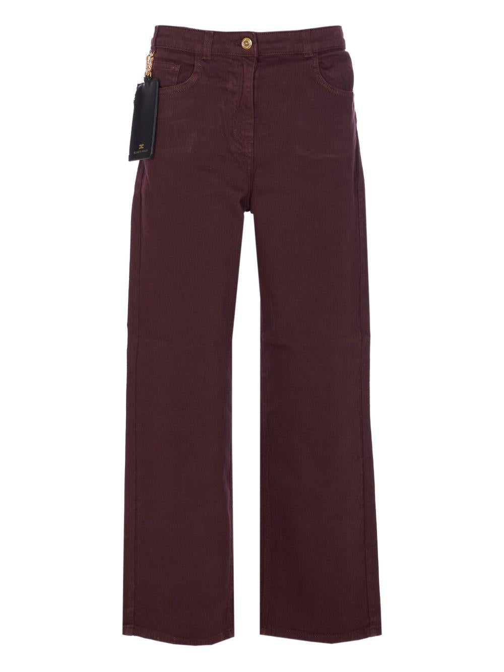 Jeans con Applicazioni e Placca Dorata PJ04D56E2 EA4 ELISABETTA FRANCHI 
