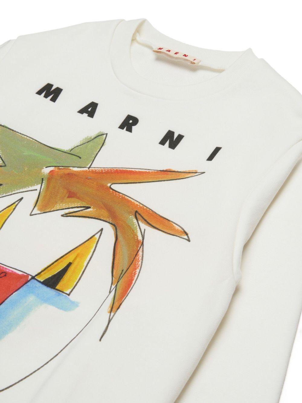 Felpa di coton M01573M00V0 0M114 MARNI KIDS 