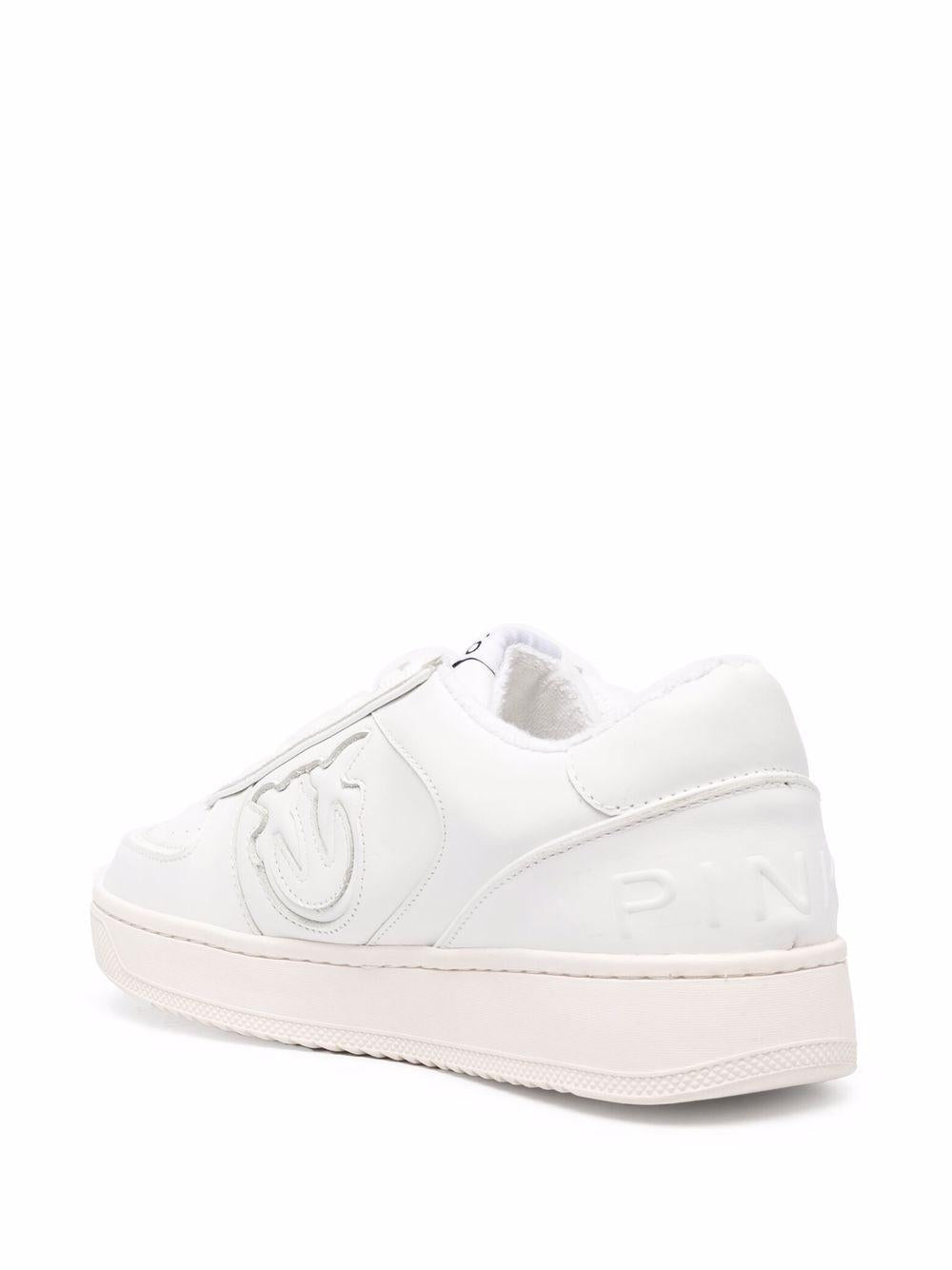 Sneakers bianca in pelle logo Love Birds inciso