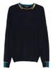 Maglione blu Marlon 04 a collo giro