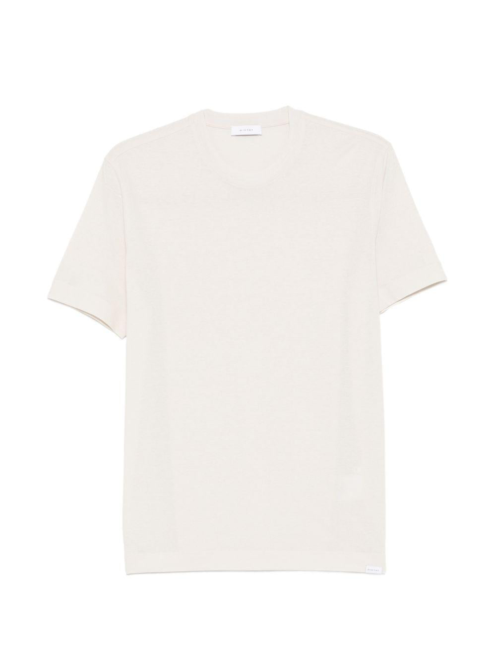 T-shirt in lino girocollo DK17130 PERLA DIKTAT 