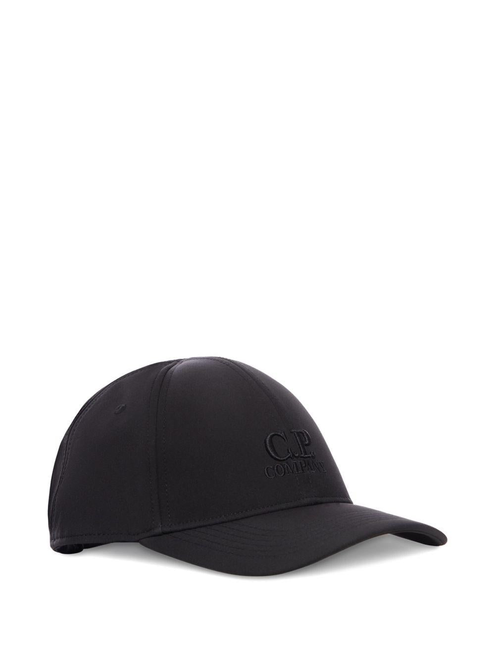 Cappellino Nero con Logo Ricamato 19CMAC125A006097A 999 CP COMPANY 
