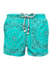 Costume caprese boxer turchese con fantasia bandana