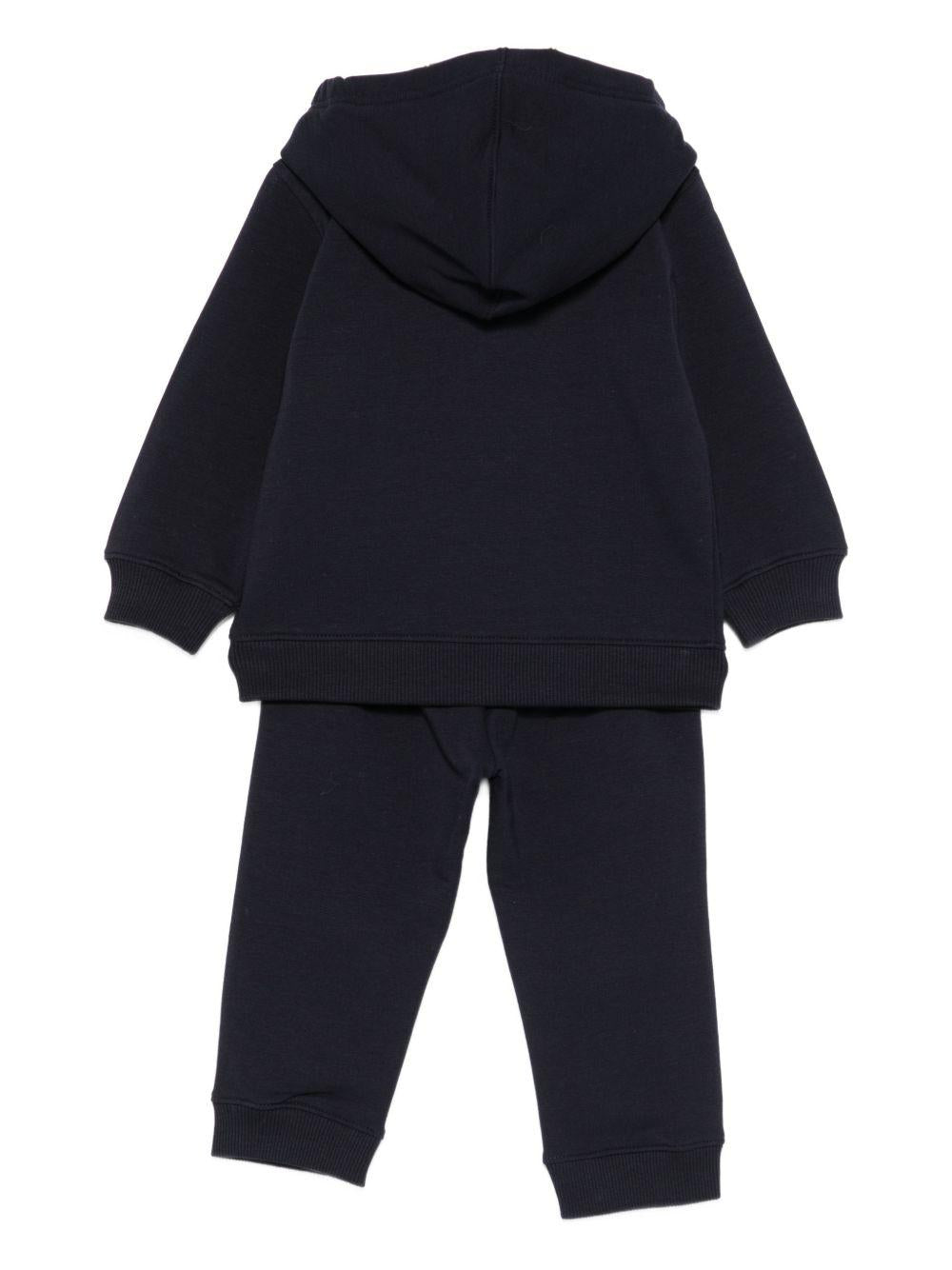 Tuta sportiva blu con cappuccio e zip K6123VW K89 K-WAY KIDS 