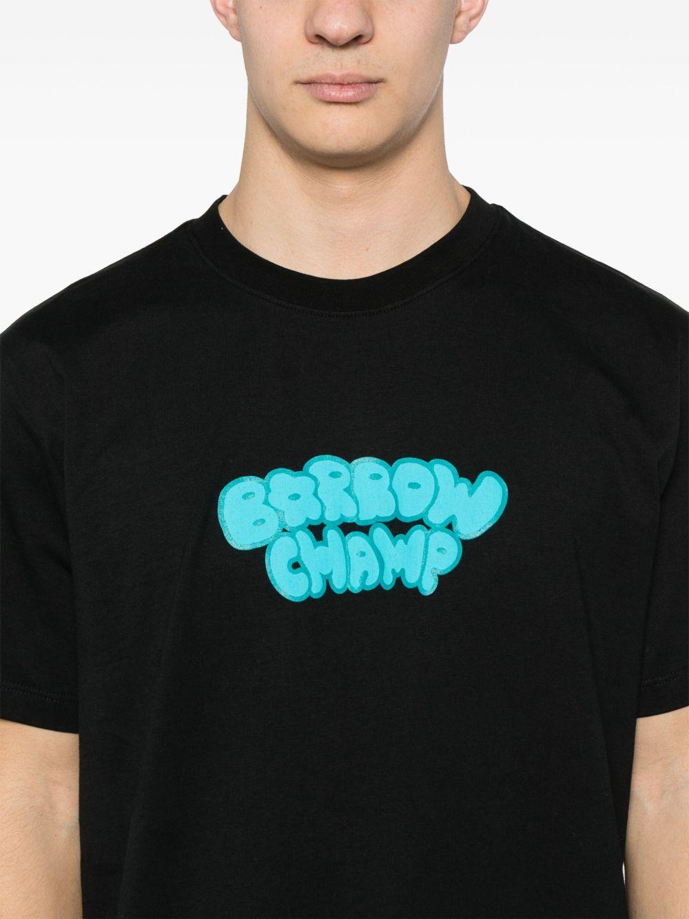 T-shirt nera Barrow Champ