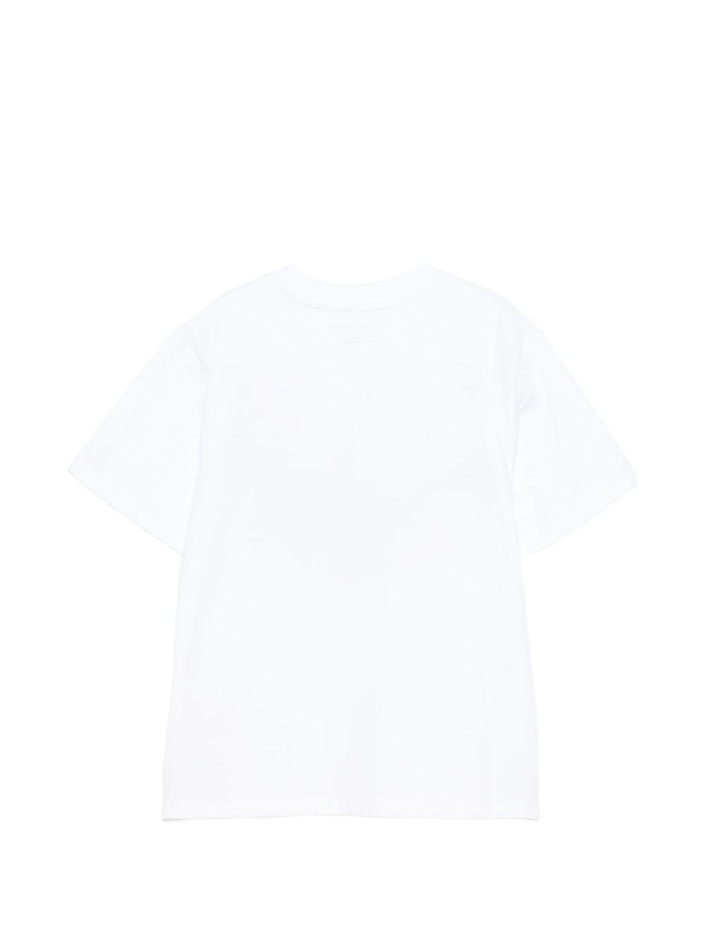 T-shirt con stampa balena TY8Q41Z0434 100 STELLA MCCARTNEY KIDS 