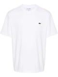 White T-shirt mini logo embroidery