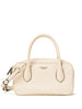 Borsa Tote Beige con Zip e Tracolla Rimovibile