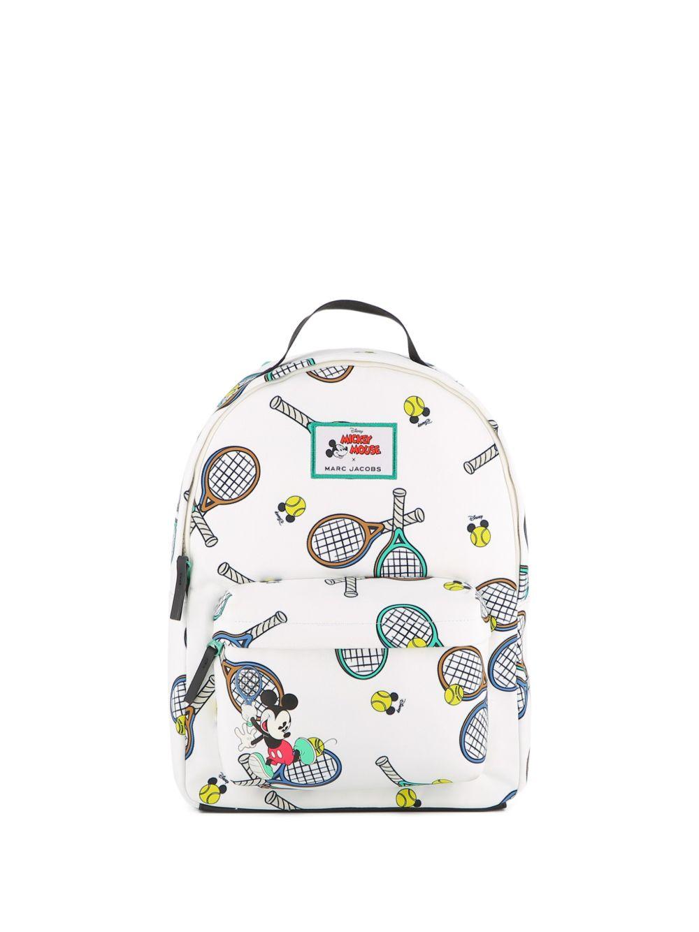 Zaino con stampa tennis e Mickey Mouse W60854 126 MARC JACOBS KIDS 