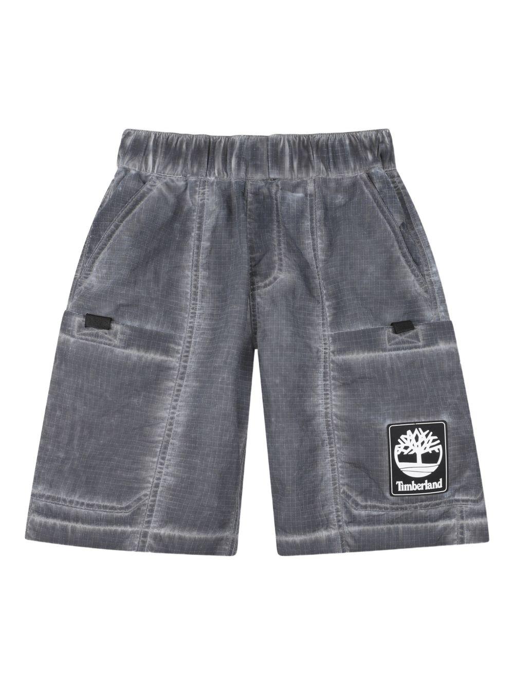 Shorts in denim con tasche cargo T60827 066 TIMBERLAND KIDS 