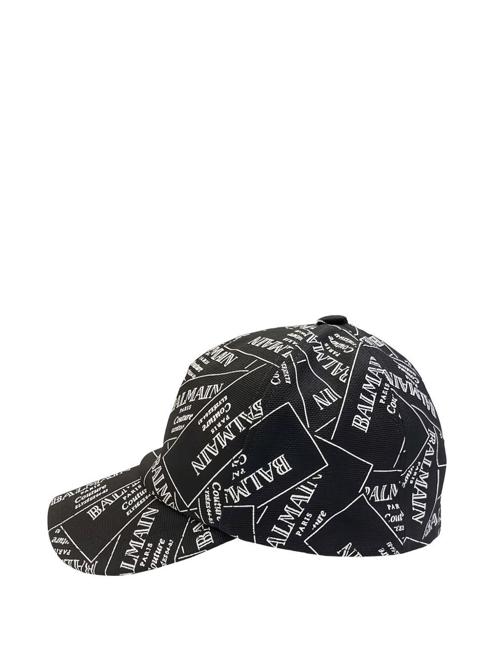 Cappellino con Stampa Logo BX0Q57Z3379 930BC BALMAIN KIDS 