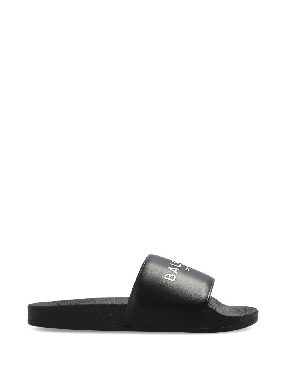 Sandali con fascia logata BX0P76Z3341 930BC BALMAIN KIDS 