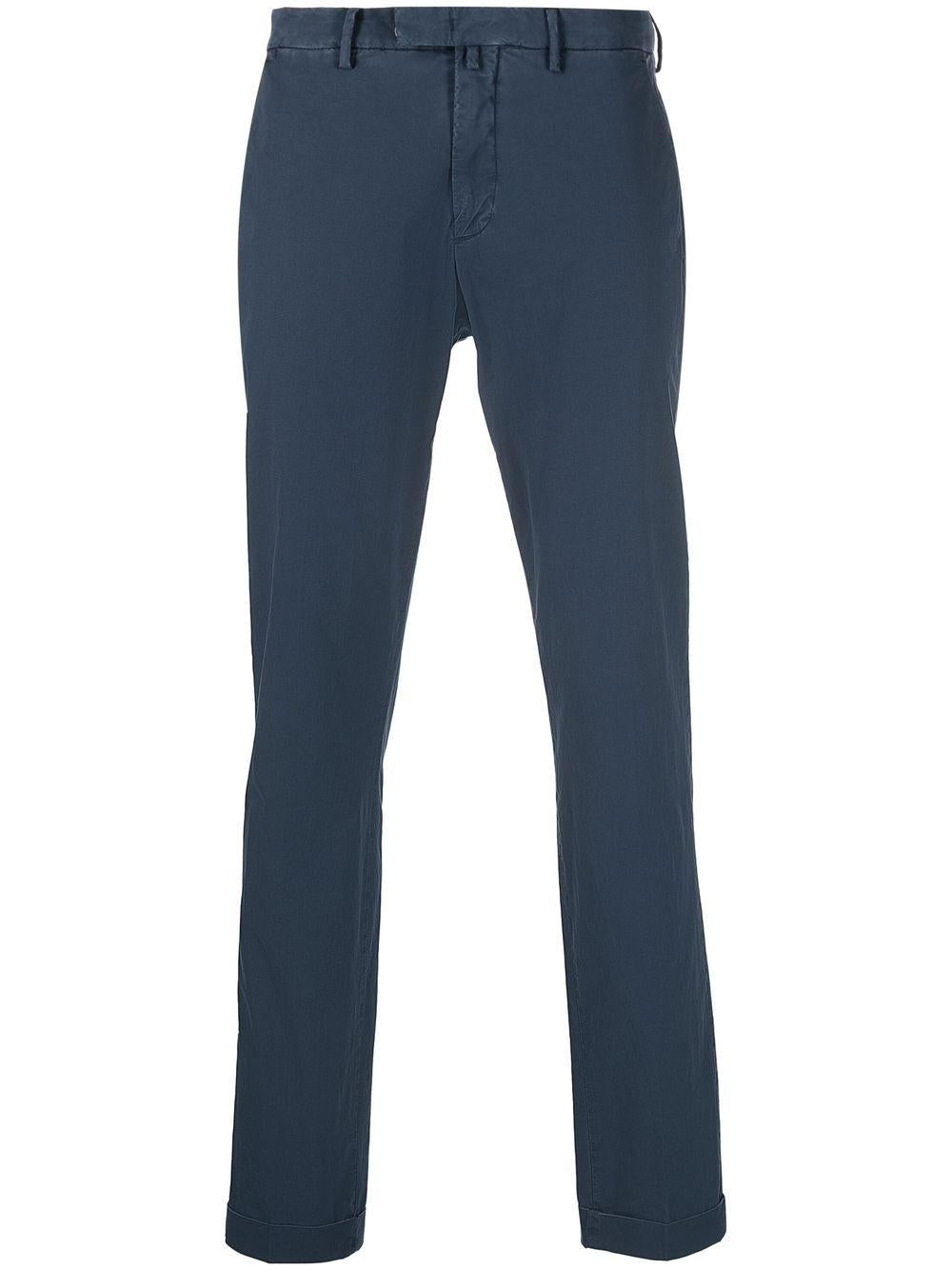 Pantalone in tinta unita cinque tasche blu ASWARTFORBG03322510 00591 BRIGLIA 