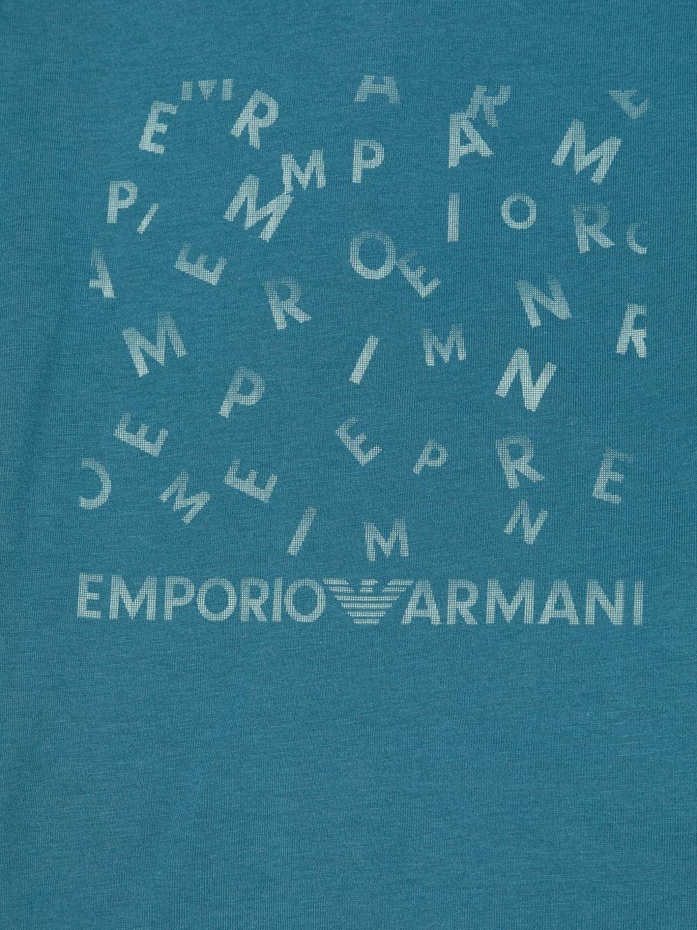 Set 3 t-shirt in cotone girocollo EB001324AF14503 MB005 EMPORIO ARMANI KIDS 