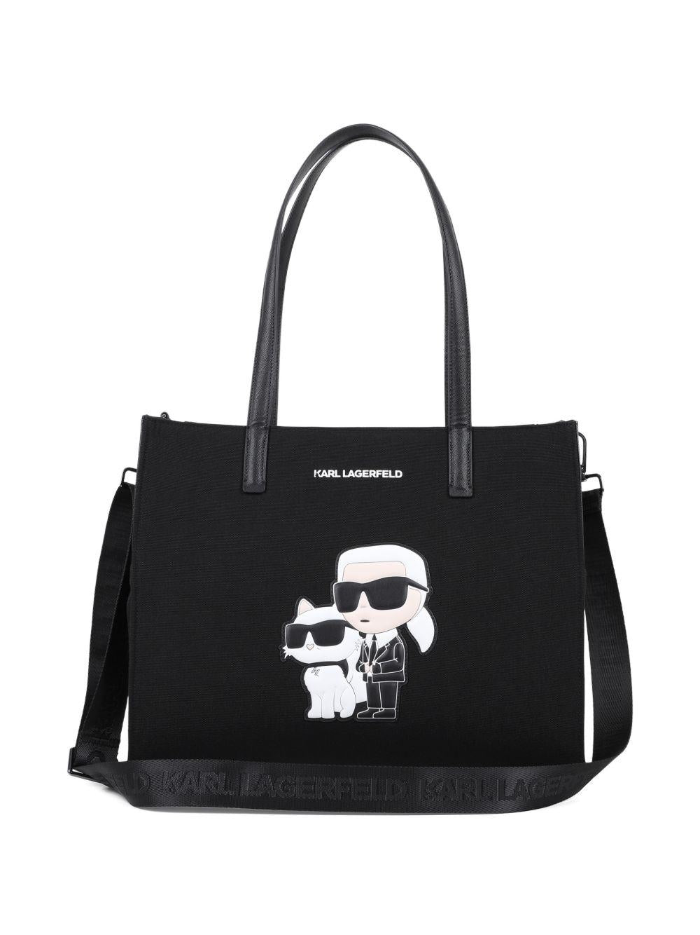 Borsa a spalla con stampa cartoon Z31195 09B KARL LAGERFELD KIDS 