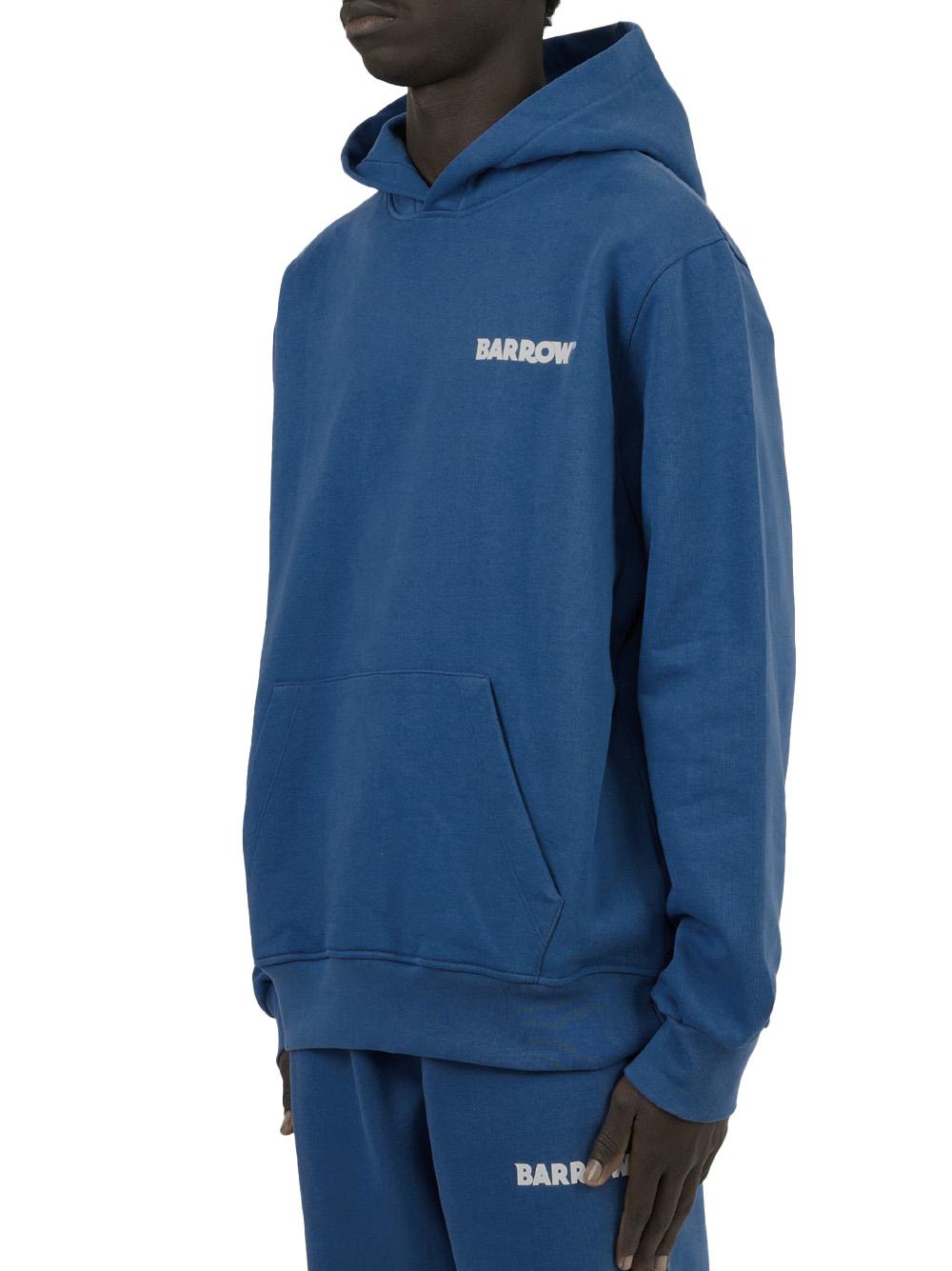 Felpa blu mini logo retro F4BWUAHS151 BW026 BARROW 
