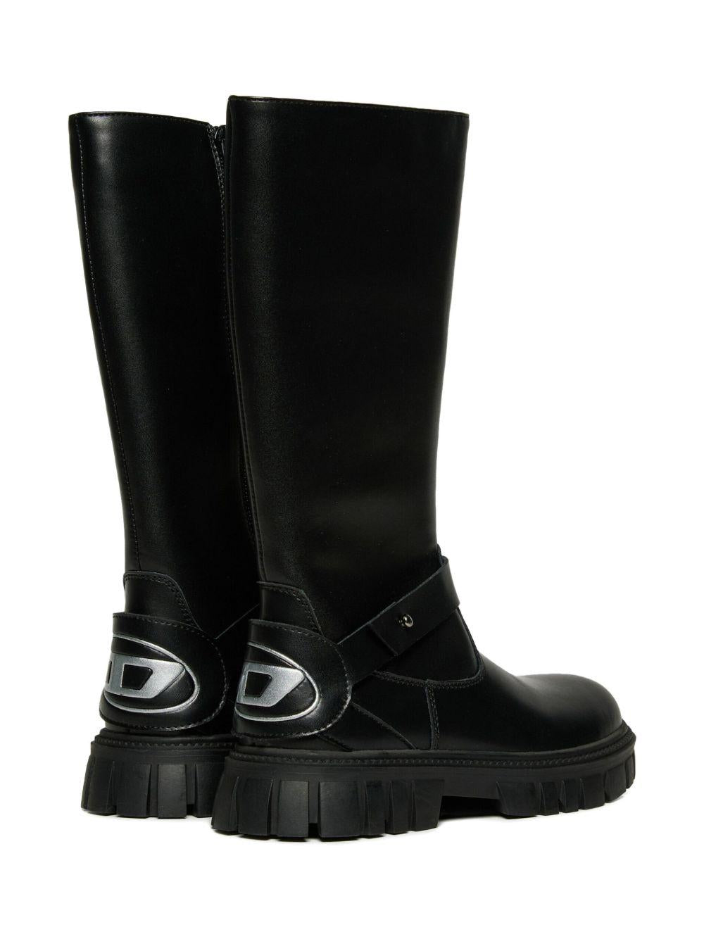 Stivali D-Hammer con Zip Laterale e Suola Antiscivolo BC1047P1040 T8013 DIESEL KIDS 