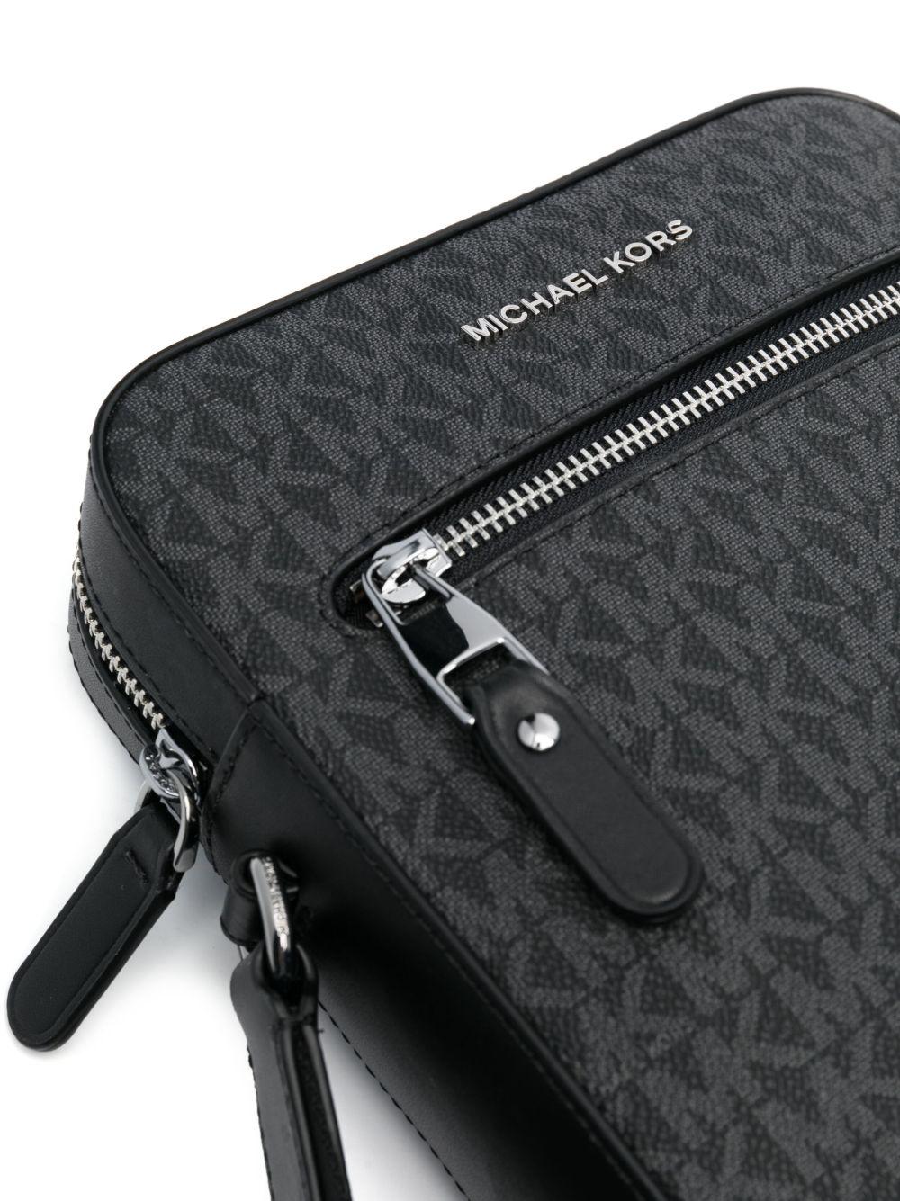 Portafoglio in pelle con fibbia 33F9LVAC6U 001 MICHAEL KORS 