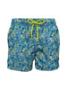 Costume jean lighting celeste con fantasia floreale