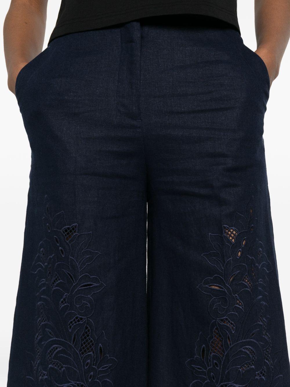 Bermuda in lino e viscosa con ricami 261TP2313 13172 TWINSET 