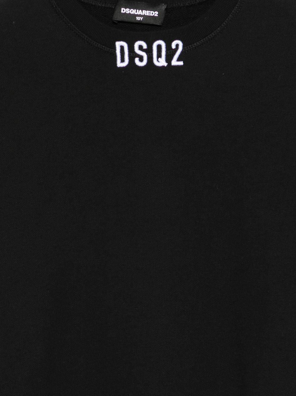 Felpa con Logo Ricamato DQ3017D0AEY DQ900 DSQUARED KIDS 