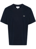Midnight blue T-shirt with mini logo embroidery