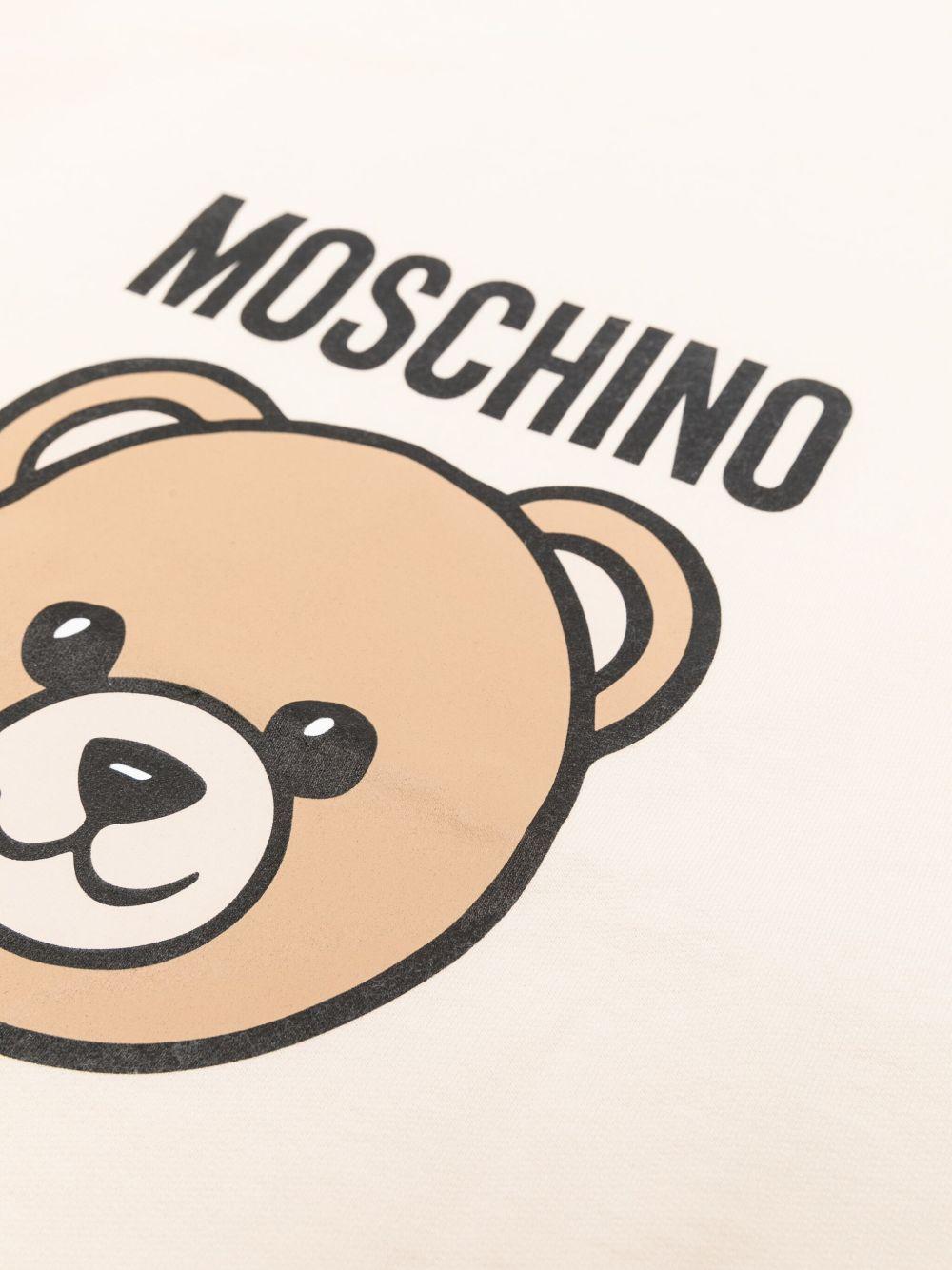 Coperta Beige con Stampa Teddy Bear MQB00FLCA40 20404 MOSCHINO KIDS 