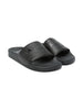 Ciabatta nera fascia logata