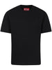 T-shirt nera Oval-D retro