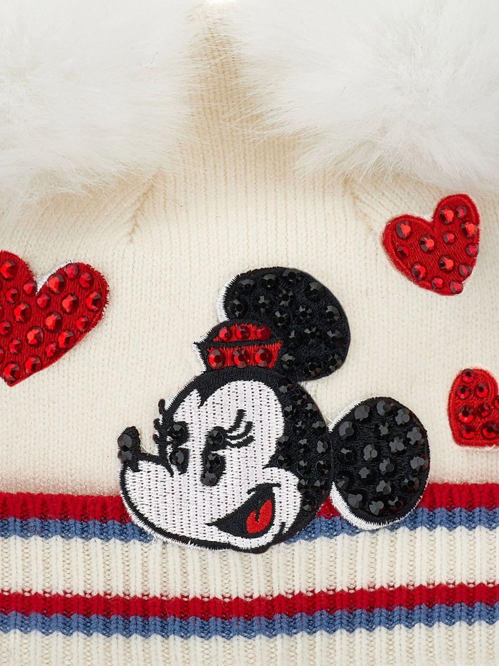 Berretto Crema con Minnie Mouse 19F0066068 0143 MONNALISA KIDS 
