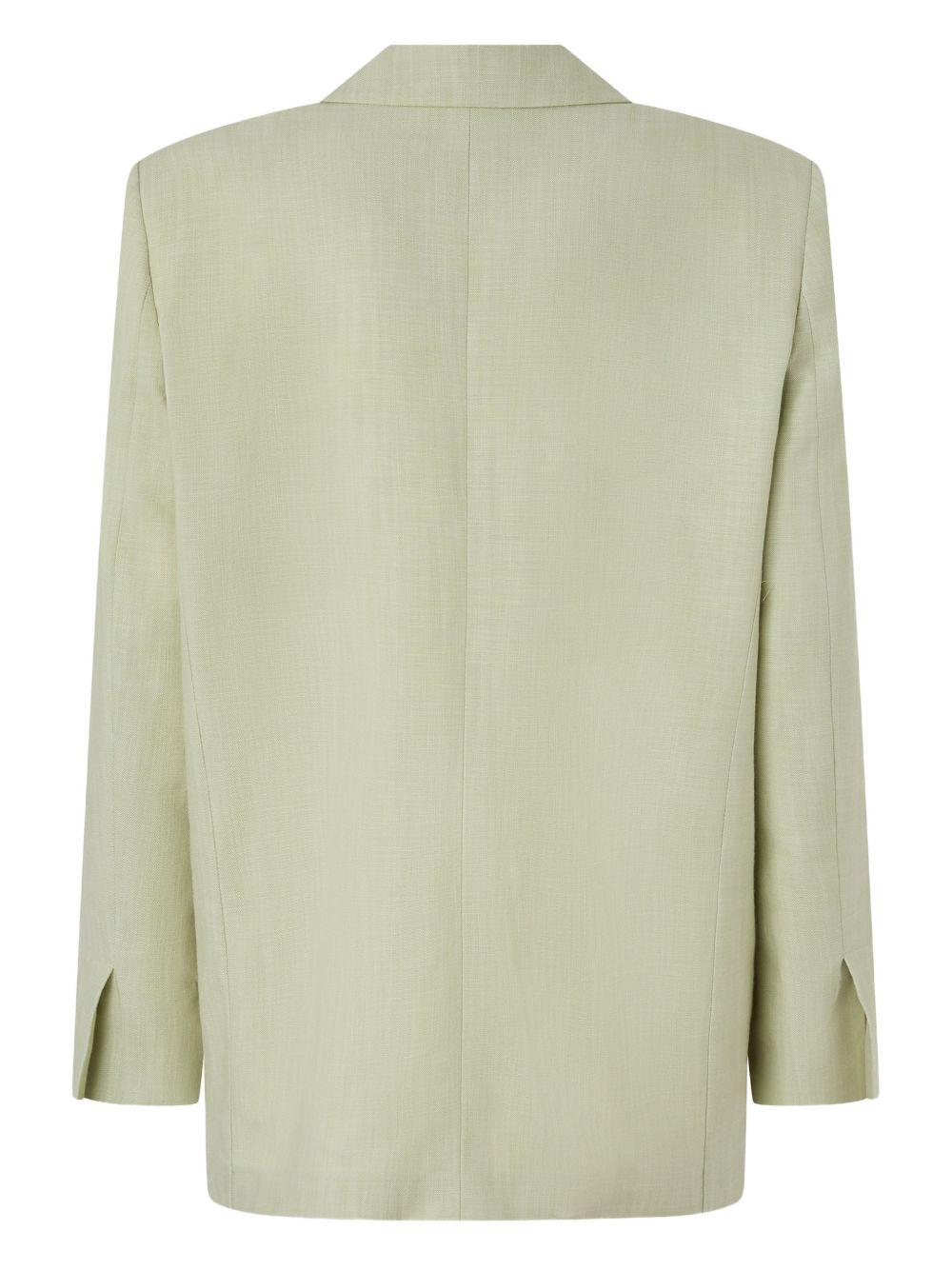 Blazer color sage a due bottoni 106529A2W6 S79 PINKO 
