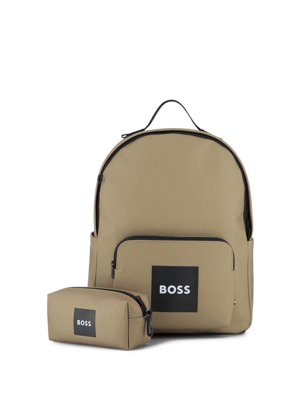 Zaino con astuccio coordinate J53127 295 BOSS KIDSWEAR 