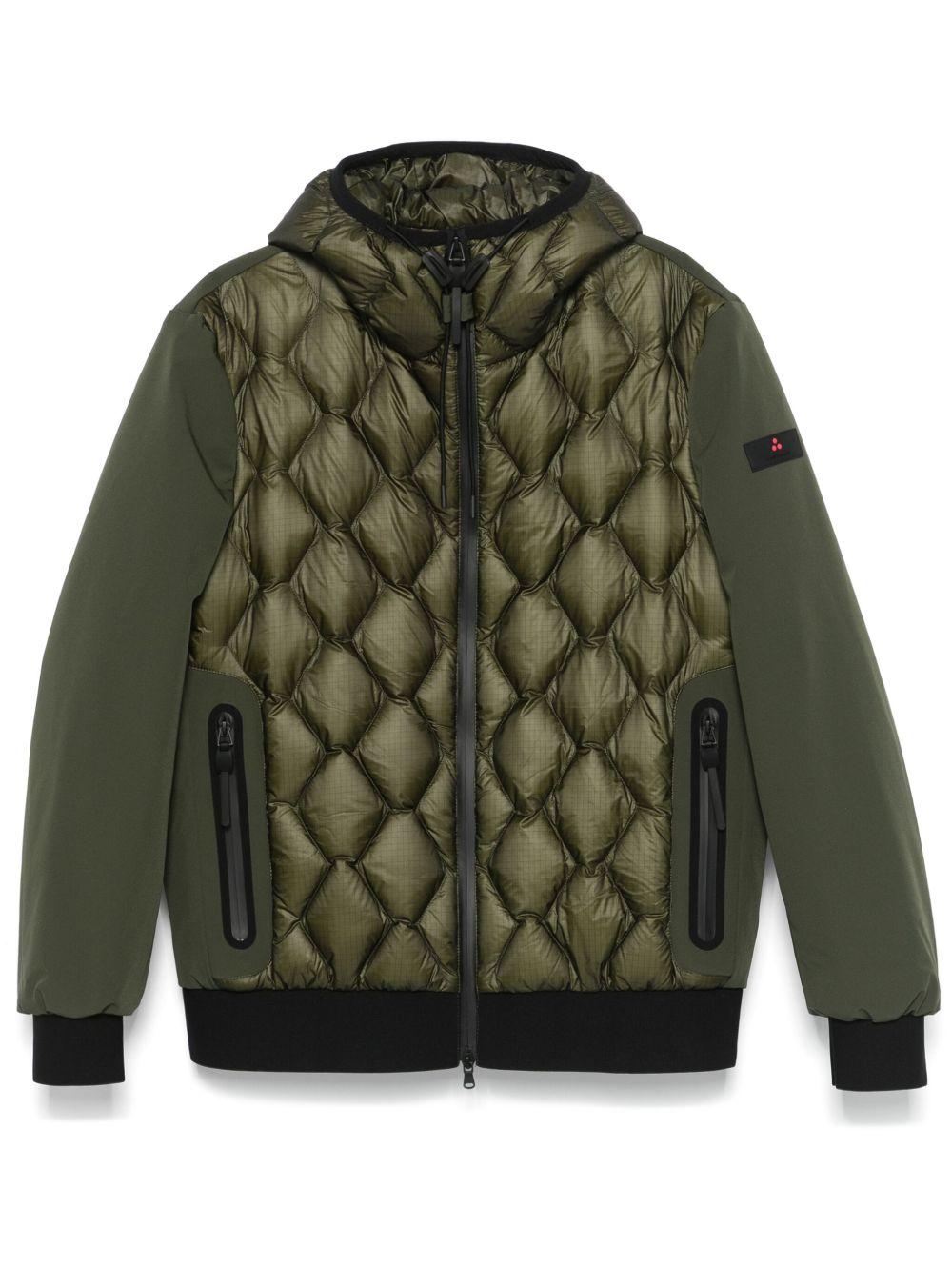 Giacca verde muschio imbottita trapuntata PEU520701181862 690 PEUTEREY 