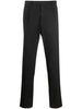 Pantalone nero in tinta unita